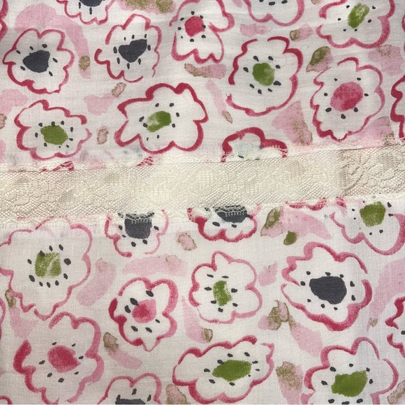 Tibi Women’s Size 4 Floral Lace Pleated Midi Skirt Cotton Lined Multi Color - Picture 3 of 13